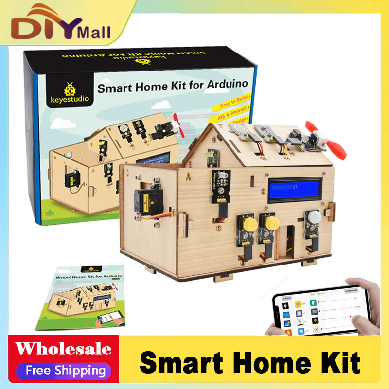 Домашний комплект Keyestudio S – обзор и цена Diy Automation Projects